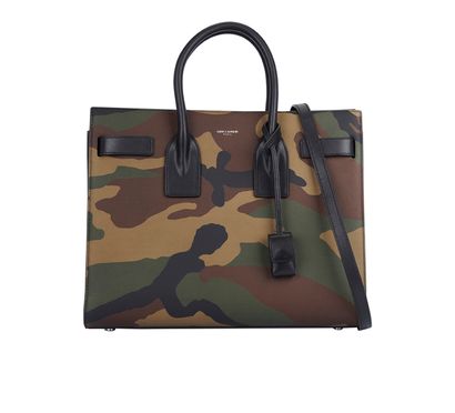 Camo Print Small Sac De Jour, front view
